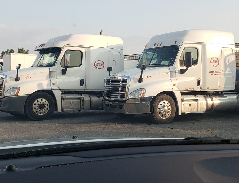 Two Truck in Parking Area